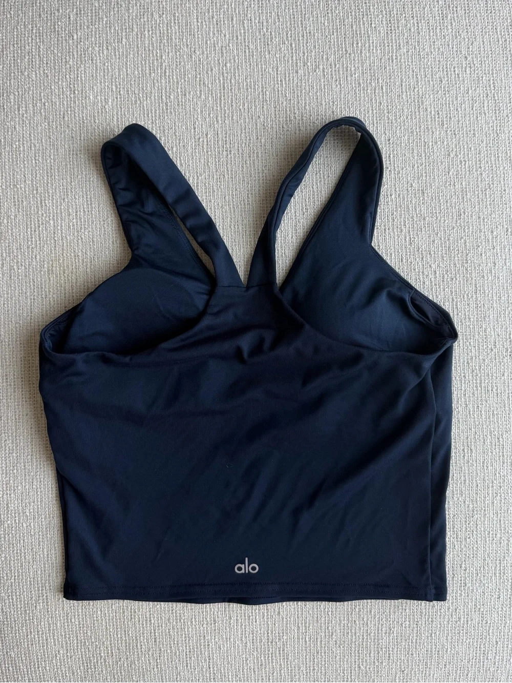 ALO Airbrush Real Bra Tank - Navy